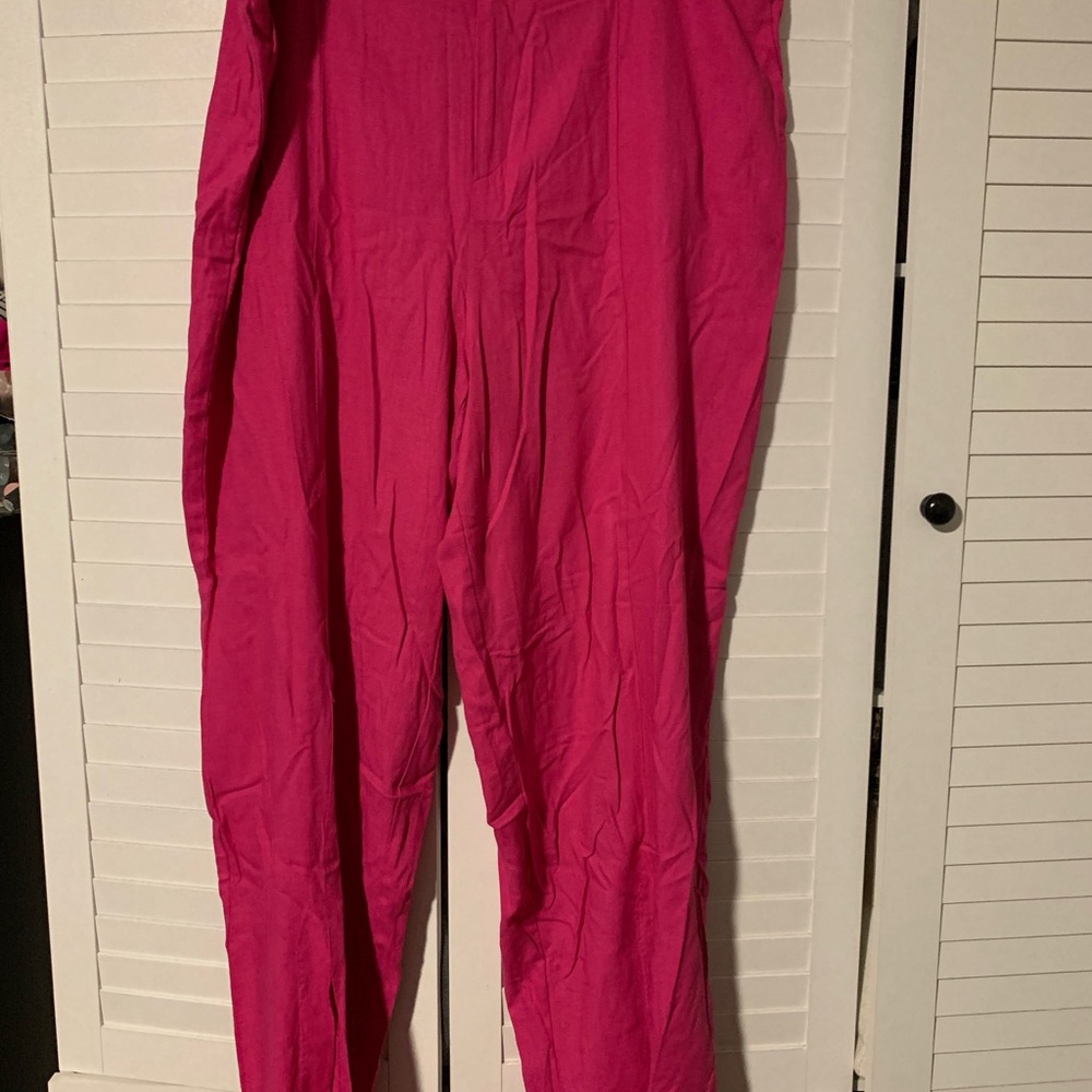 Eloquii Plus Size NWT Fuchsia Wide Leg Pants